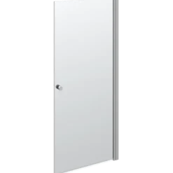 Scanbad brusedør satin/klart glas 200 x 90 cm