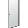 Scanbad brusedør 89x200 cm mat sort