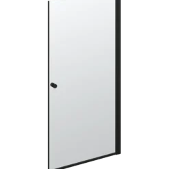Scanbad brusedør 99x200 cm mat sort