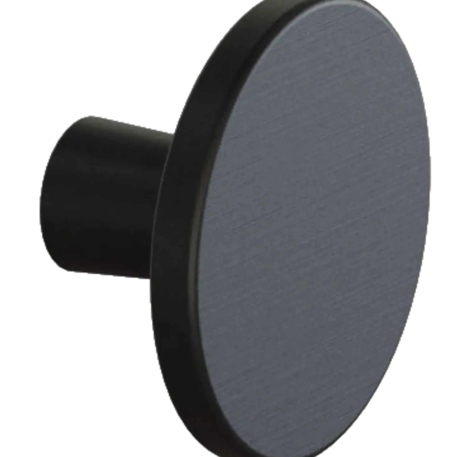 Scanbad Button knopgreb Ø42mm i sort plastik