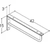 Scanbad konsol 420x150x30 cm krom