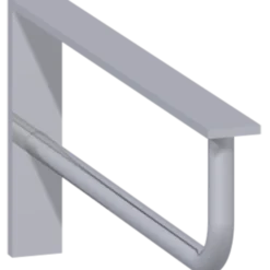 Scanbad konsol 330x150x30 cm krom