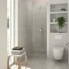 Scanbad Match brusedør A - klart glas 200 x 70 cm