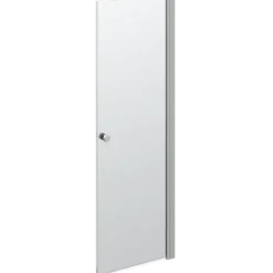 Scanbad Match brusedør satin/klartglas 200x70 cm