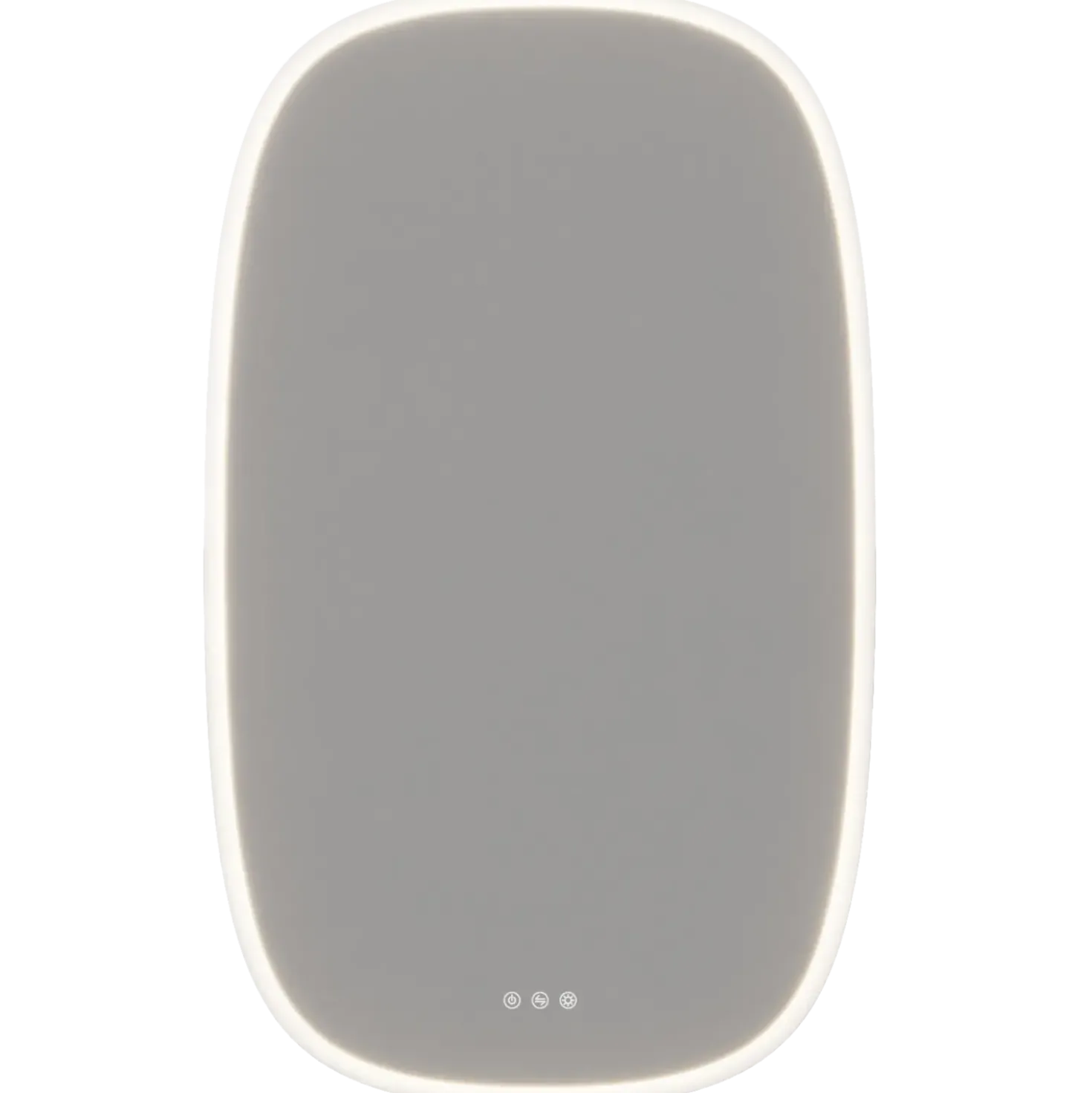Scanbad Squircle badeværelsesspejl m/lysstyring 100x60x3 cm