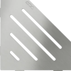 Schlüter Wave sæbehylde femkantet børstet rustfrit stål 195x195 mm