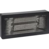 Shyn infrarød radiator 1200W m/gennemføring inkl. 4m ledning sort