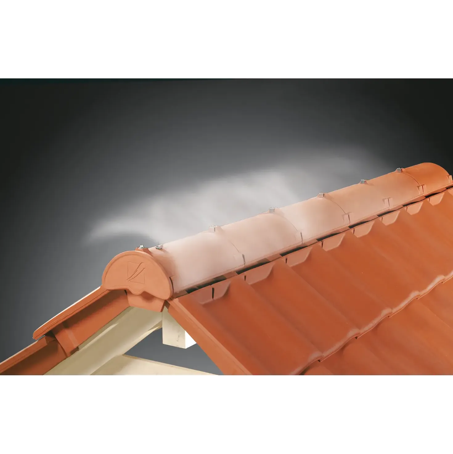 Sinfonie Topventilationssten Naturrød