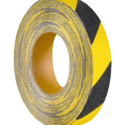 Skridsikker tape formbar 25 mm x 18,3 m gul/sort