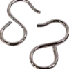 S-kroge Ø19 mm 2 stk forkromet