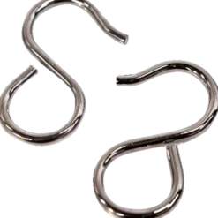 S-kroge Ø19 mm 2 stk forkromet