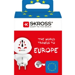 Skross Verden til Europa Rejseadapter