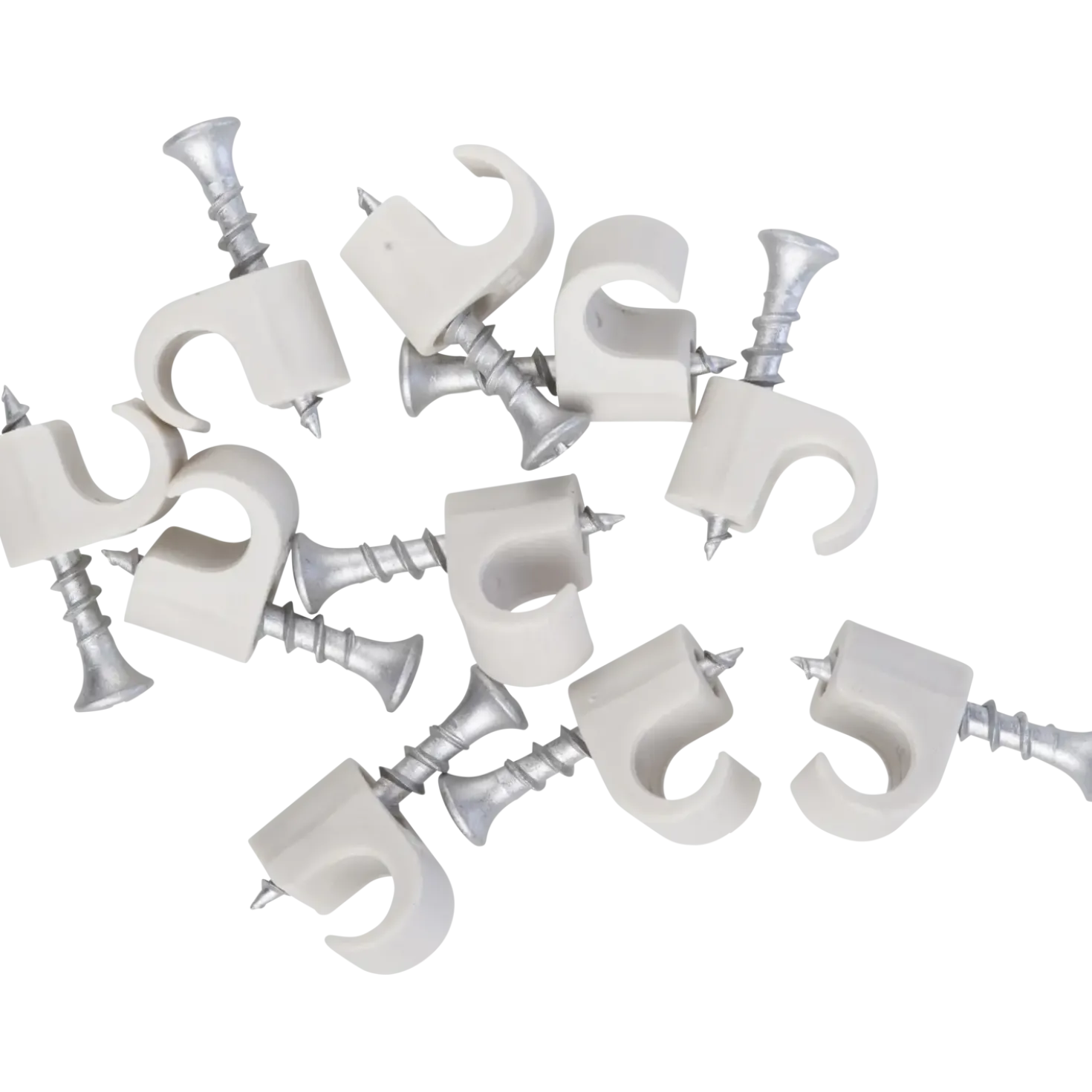 Skrueclips 10-14mm t/rund led.