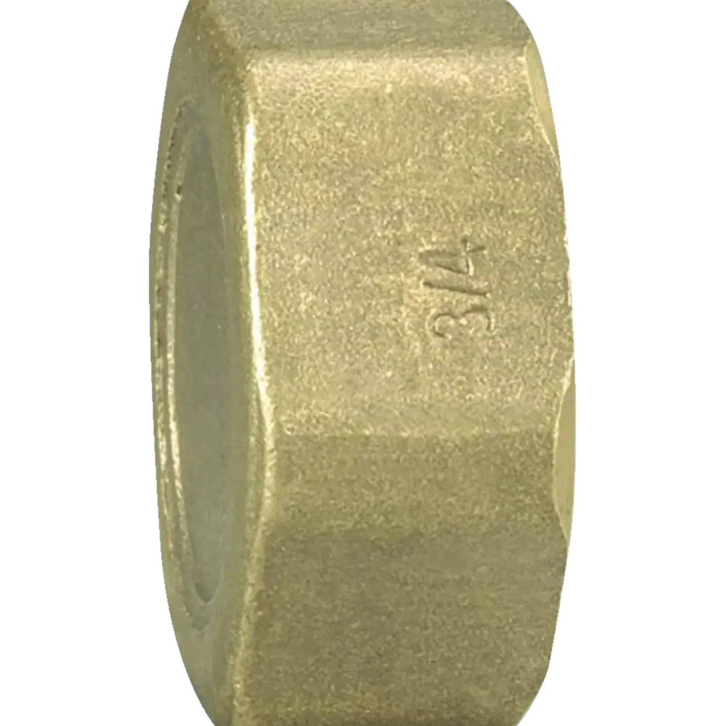 Slutmuffe 3/4" messing