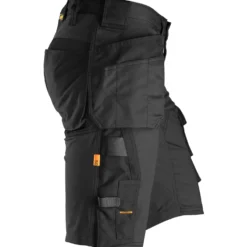 Snickers Allroundwork arbejdsshorts med hylsterlommer stretch sort str. 48
