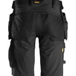 Snickers Allroundwork arbejdsshorts med hylsterlommer stretch sort str. 48
