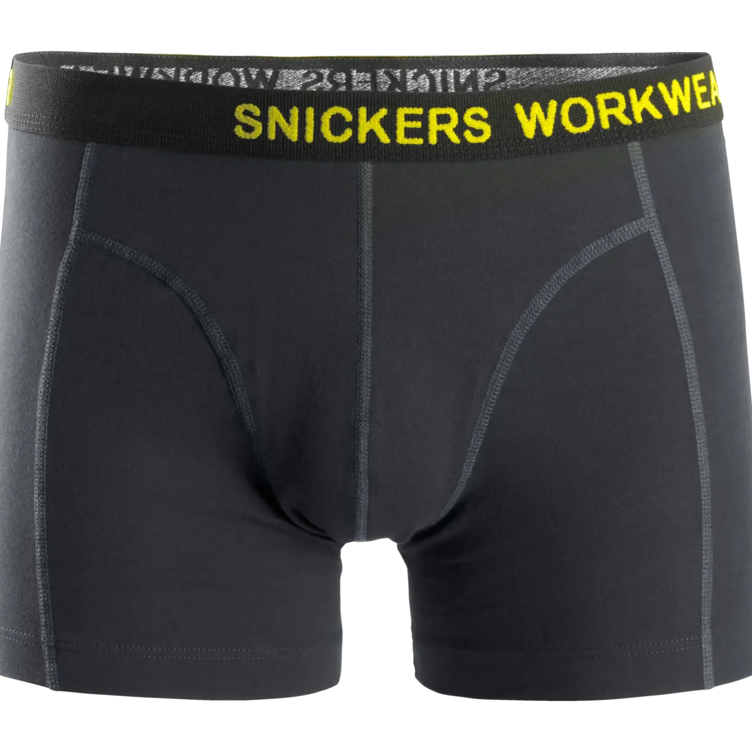 Snickers Workwear boxershorts 2-pak sort/koksgrå str. M