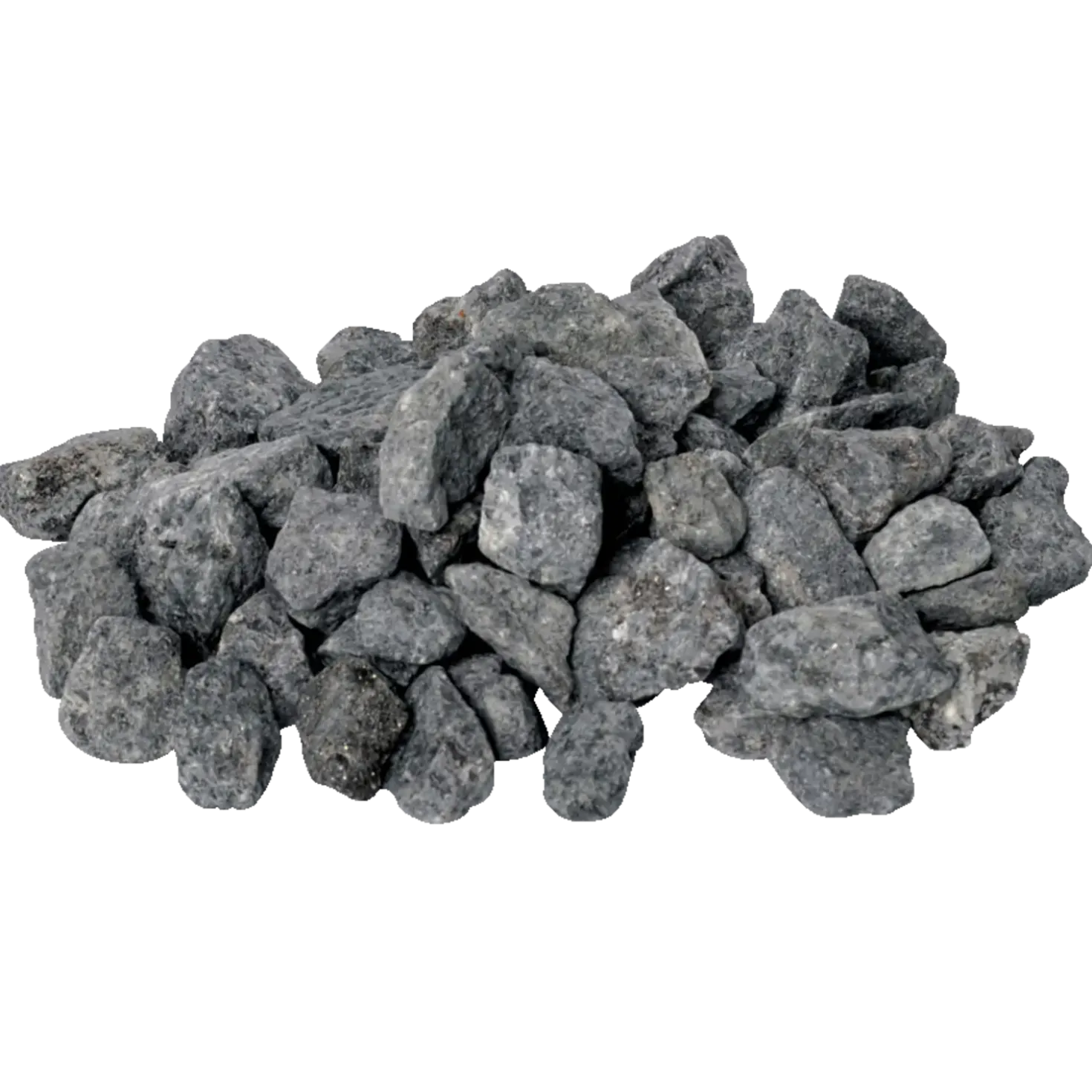 Sorte granitskærver 11/16 mm ps. á 20 kg