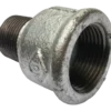 Spidsmuffe 1/2"x3/8" nr. 246 galv.