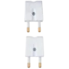 Strikprop flad hvid