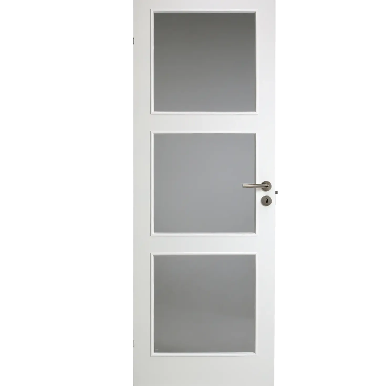 Swedoor Clever-line Easy GW3 m/glas glat hvid 40x825x2040 mm