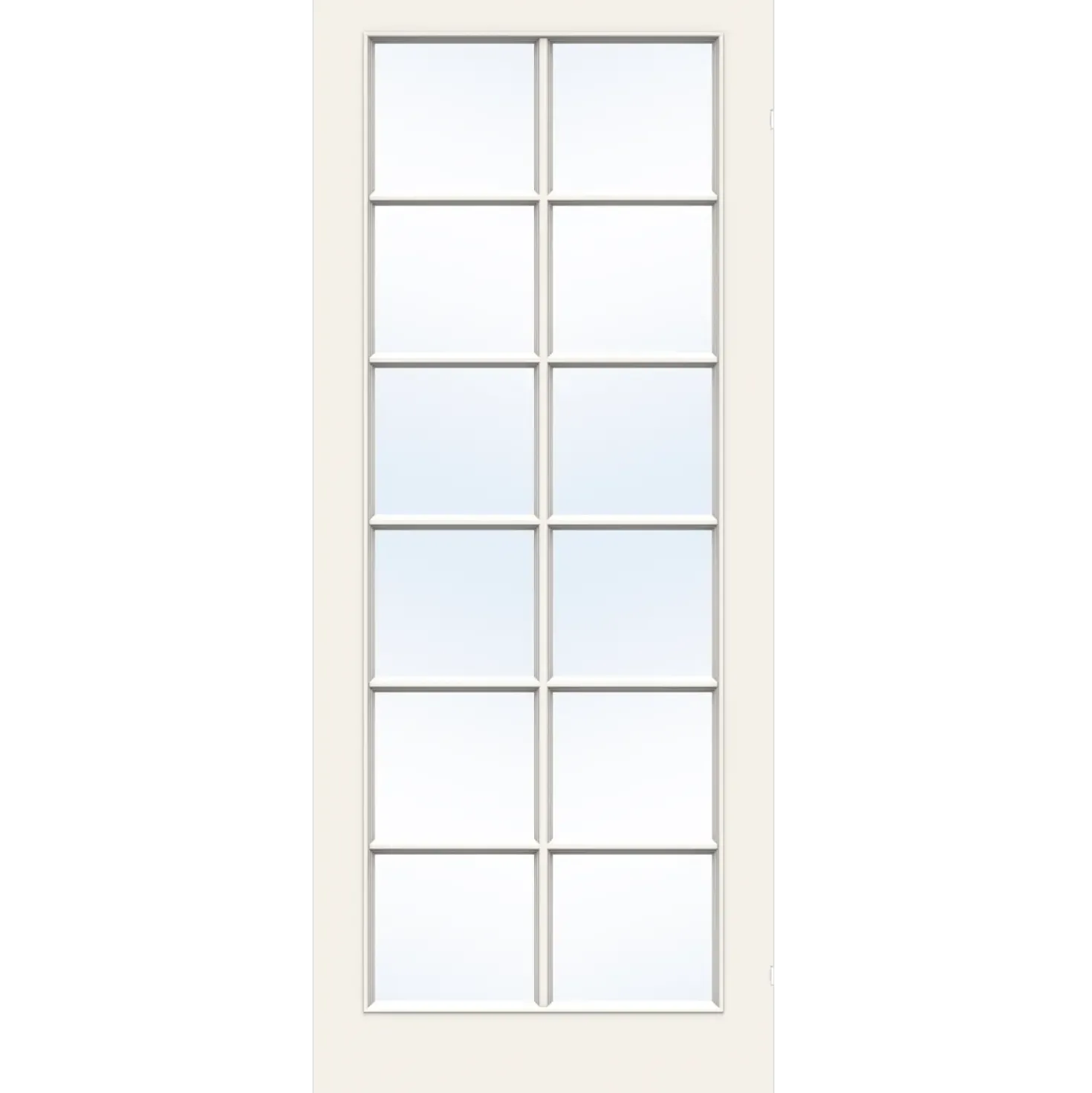 Swedoor sprossedør SP12 glas hvid stående 40x725x2040 mm