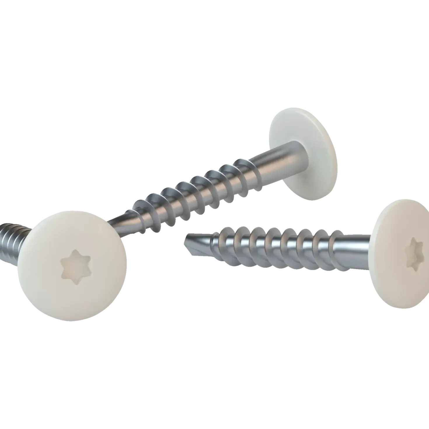 Swisspearl Plank SCR-W facadeskrue hvid 4,8x44 mm 250 stk.