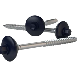 Swisspearl 100 tagskrue m/EPDM skive 6x100 mm sortblå 400 stk