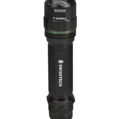 Swisstech Franziska lommelygte opladelig m/zoom 500 Lumen