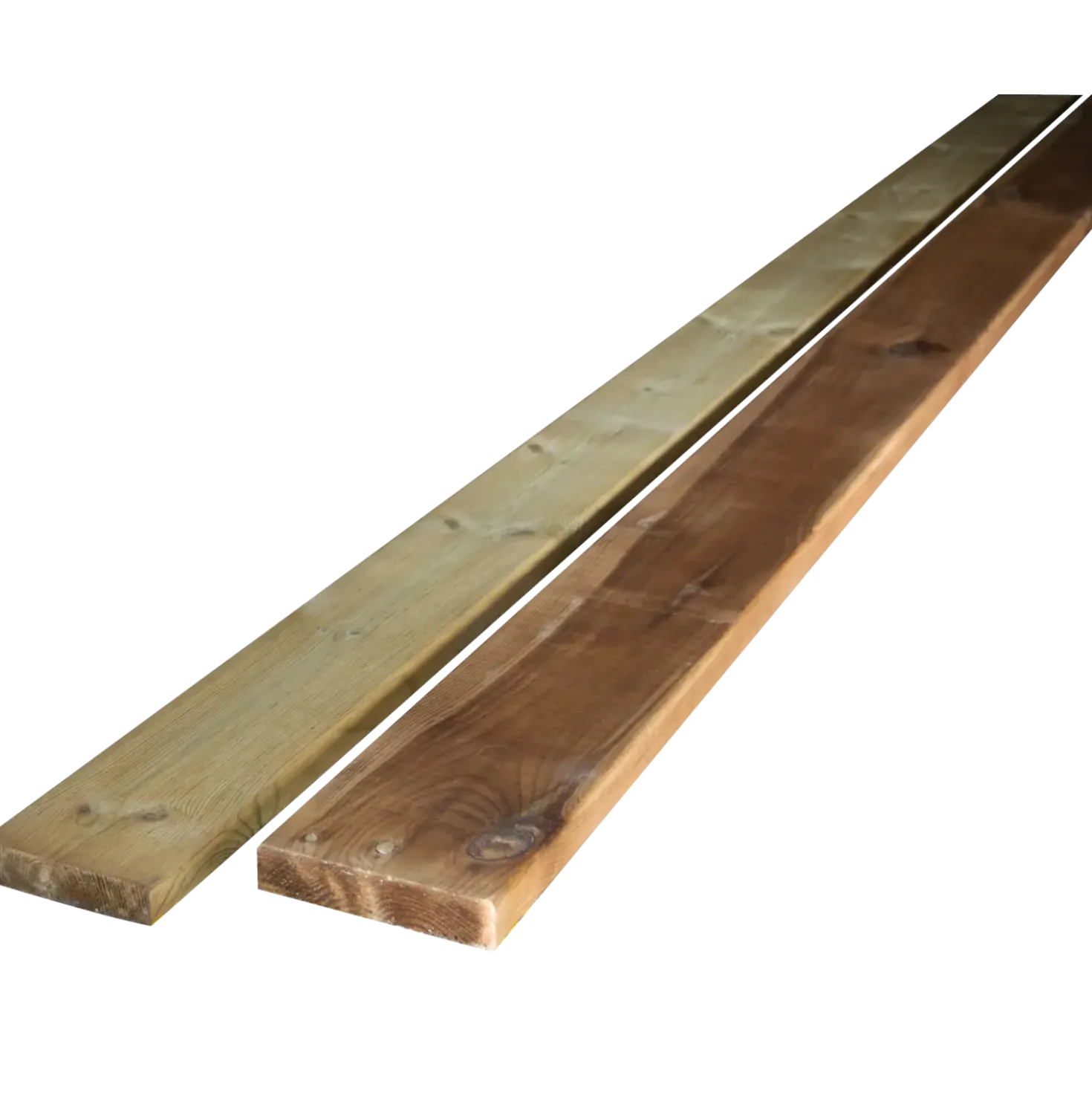  Terrassebrædder GDS glat fyr trykimprægneret 25 x 100 mm x 3,6M