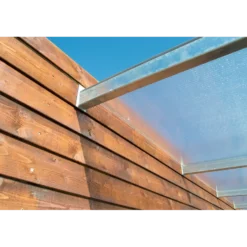 Terrasseoverdækning medium runde stolper 3,075 x 4,16 m - inkl. tagplader