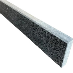 Terrazzo sokkelliste chicago slebet overflade og top med fas 40x1,5x7,5 cm