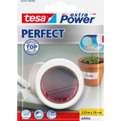 Tesa® extra Power Perfect hvid 2,75 m x 19 mm