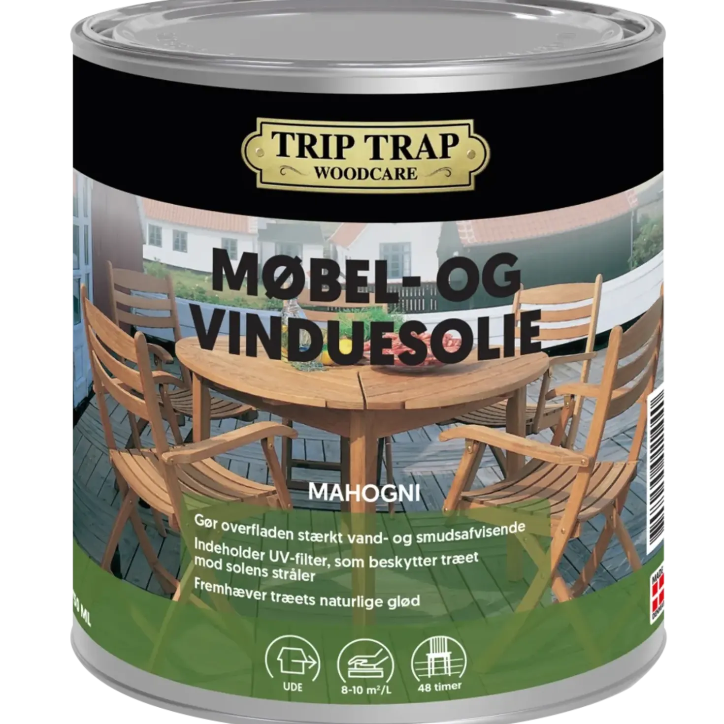 Trip Trap møbel og vinduesolie mahogni 0,75 L