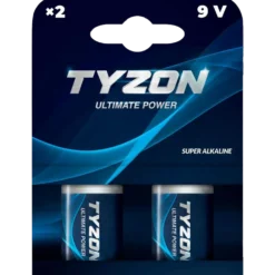 Tyzon Alkaline 9V Super 2 stk.