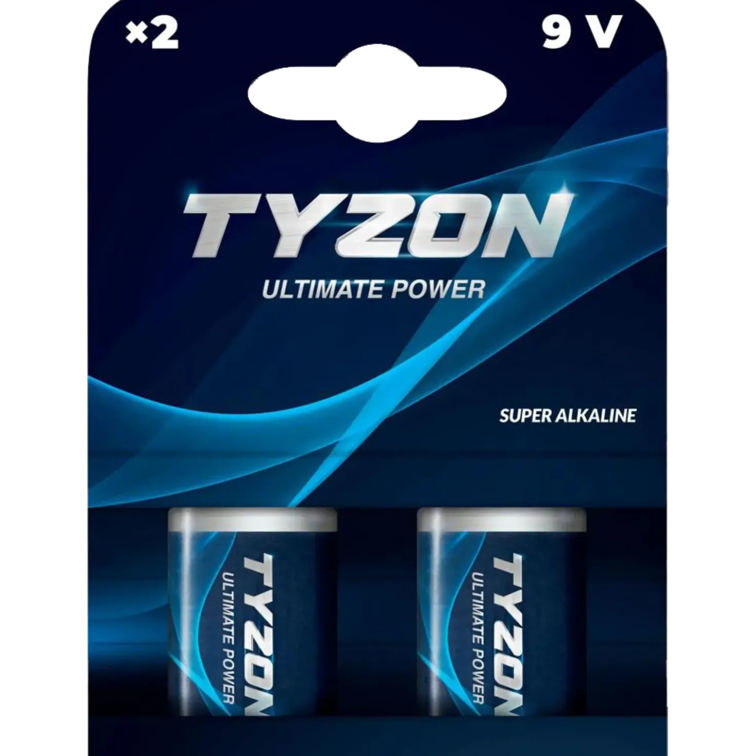 Tyzon Alkaline 9V Super 2 stk.