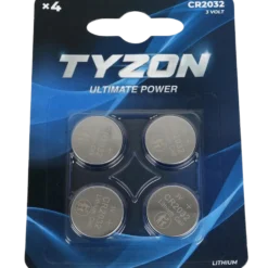 Tyzon CR2032 lithiumbatterier 4 stk