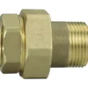 Union 1/2" lige messing