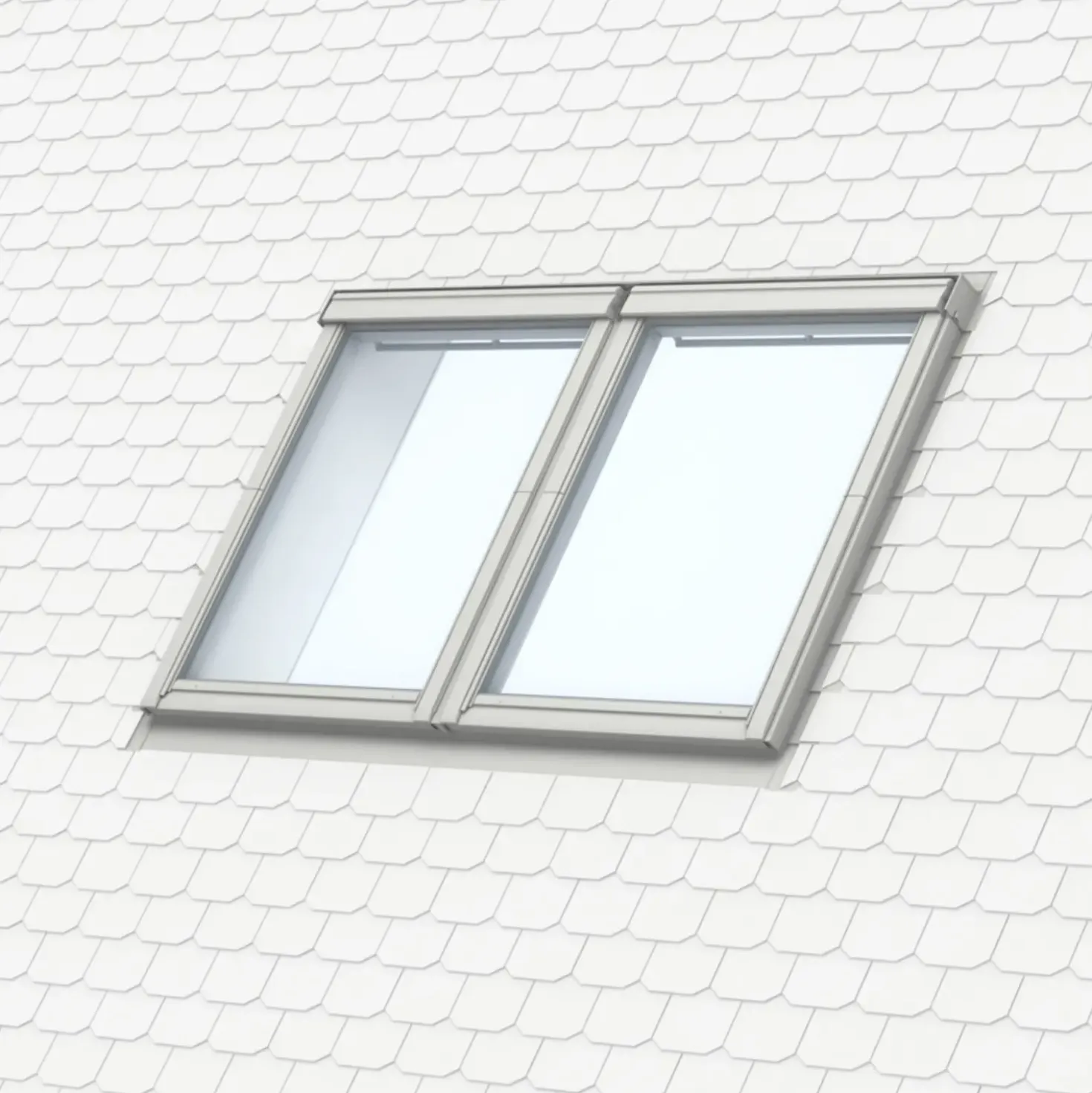 Velux EBL MK04 tvillingeinddækning til fladt tag 78x98 cm
