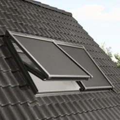 VELUX markise solcelledrevet MSL MK08 sort, 78 x 140 cm