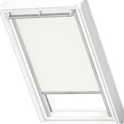 VELUX mørklægning manuel DKL MK04 hvid alu skinner, 78 x 98 cm