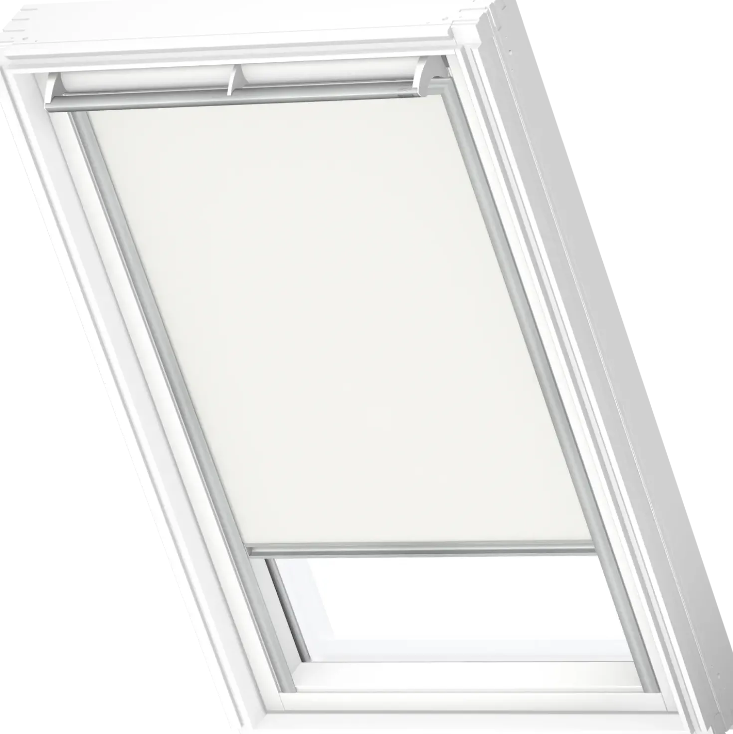 VELUX mørklægning manuel DKL MK04 hvid alu skinner, 78 x 98 cm
