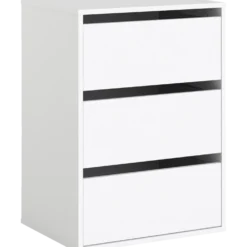 Verona skuffeindsats m/3 skuffer hvid