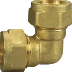 Vinkel klemring 15x15 mm messing