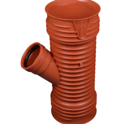 Wavin optirib grenrør pp 200x160 mm 45°