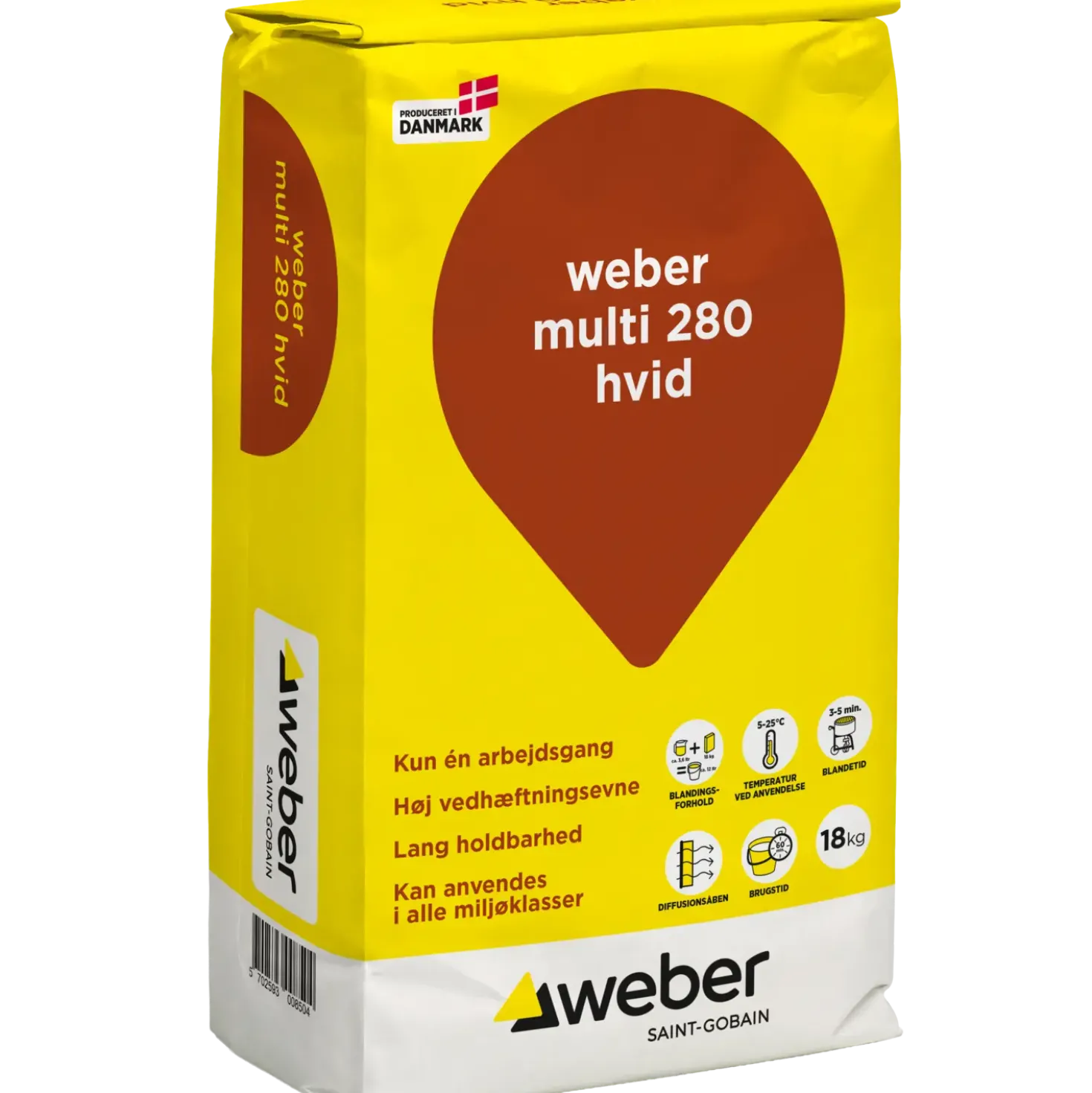 Weber Multi 280 hvid 18 kg