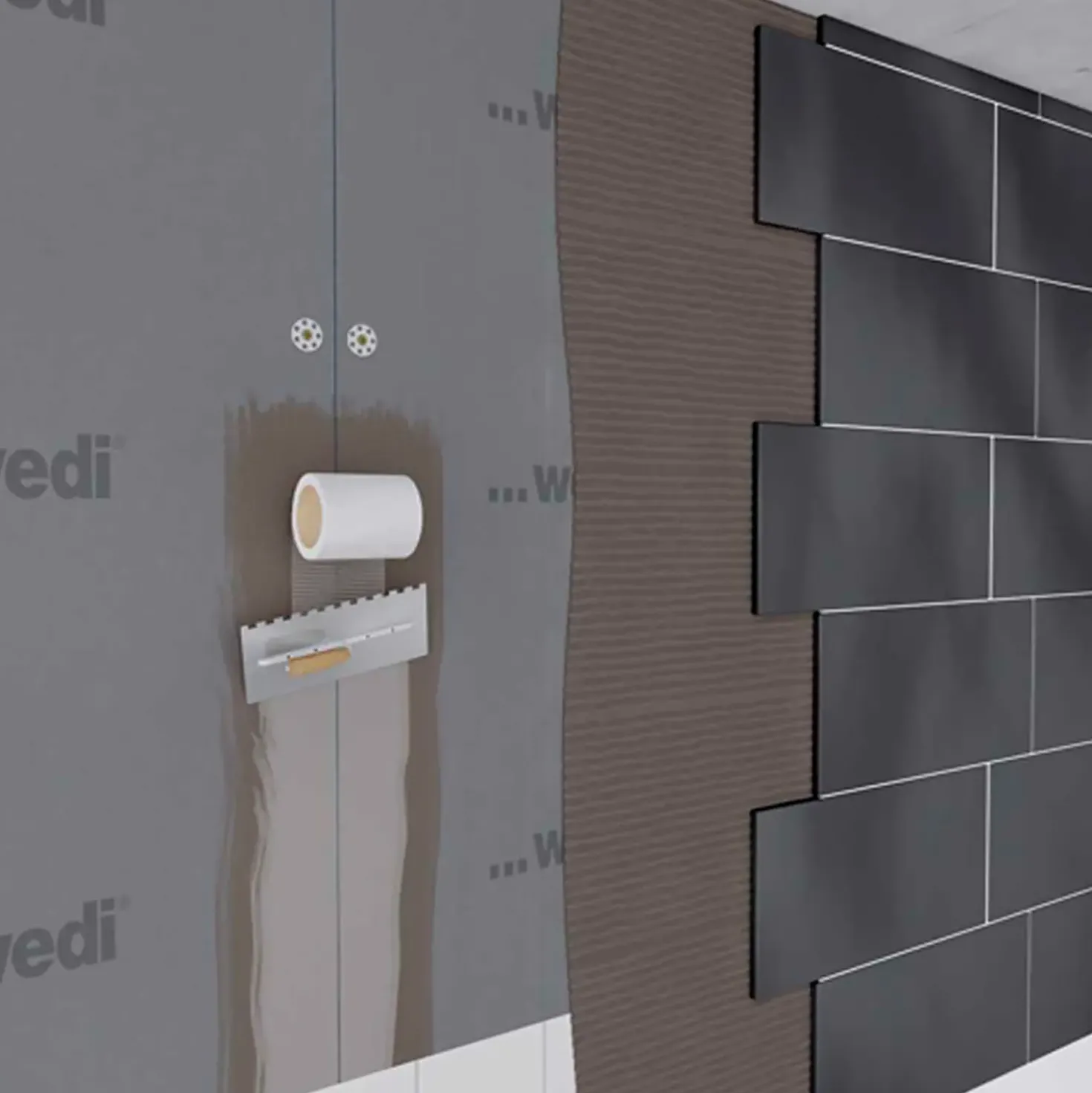 wedi 320 fliseklæb universal 25 kg