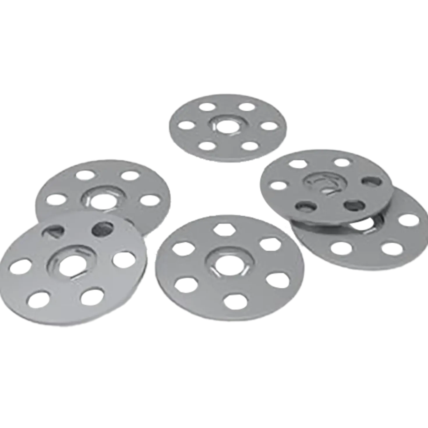 wedi galvaniseret pladeskive, Ø35 mm - 100 stk