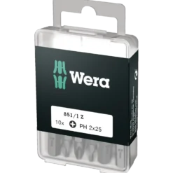 Wera DIY bitssæt 851/1Z PH 2x25 10 stk