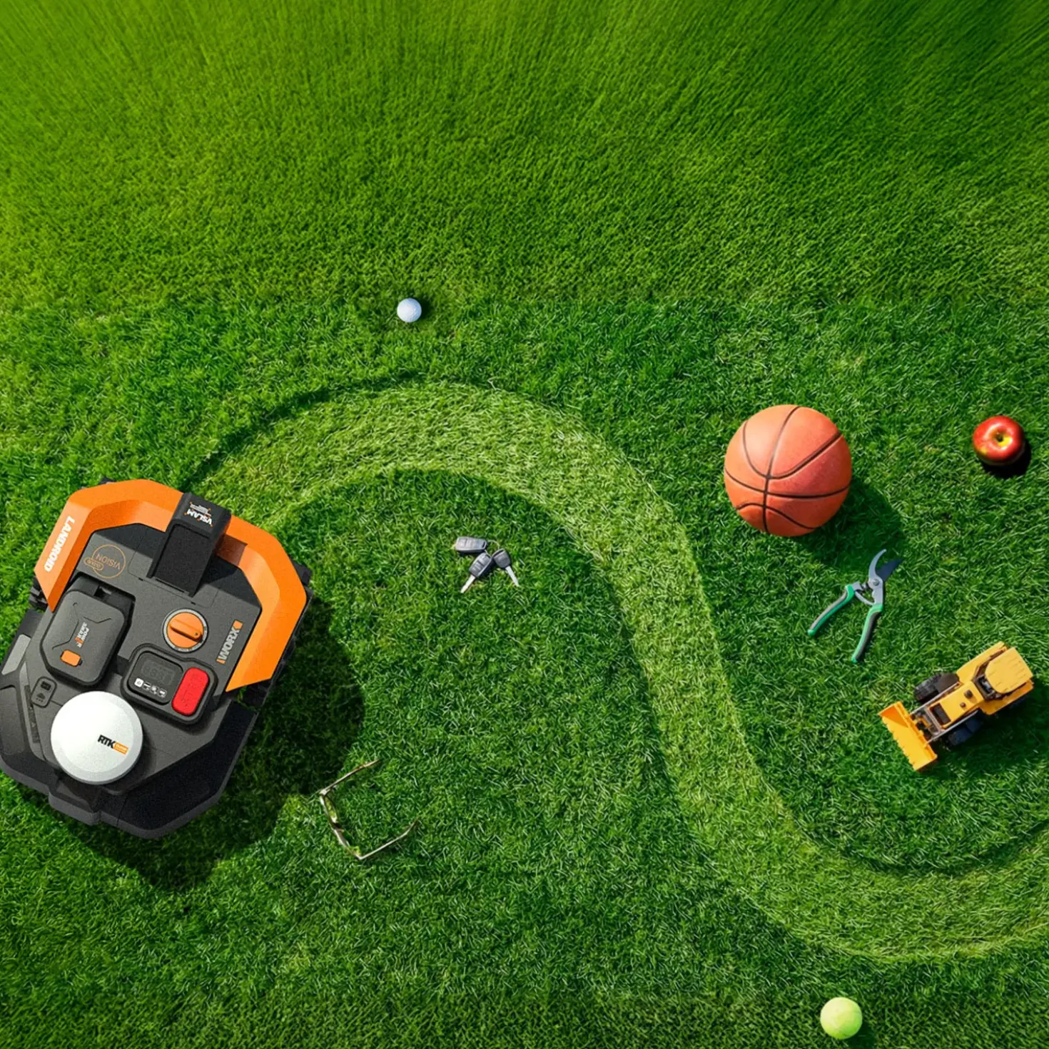 Worx WR308E Vision Cloud robotplæneklipper 800 m² inkl. garage